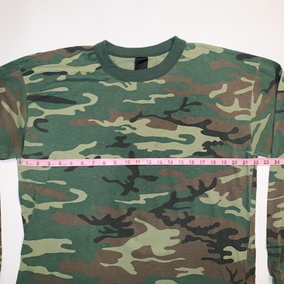 50/50 Army Camo Long Sleeve Shirt - Picture 4 of 5